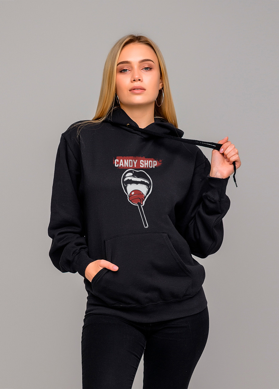 

Толстовка чёрная LOYS candy shop, Толстовка чёрная LOYS candy shop S