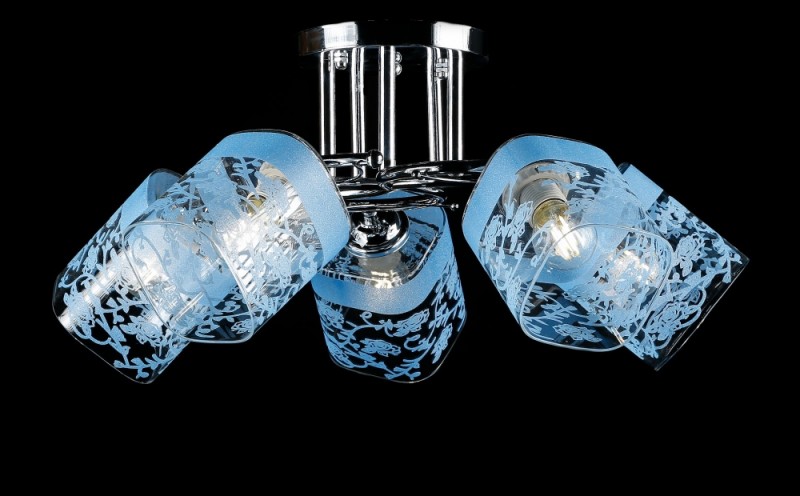

Люстра с плафонами Ray L9530B/5 (CR) (AN001295)
