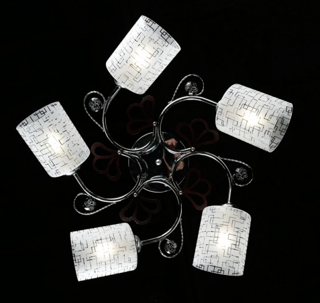 

Люстра с плафонами Ray L9581B/5 (CR) (AN001297)