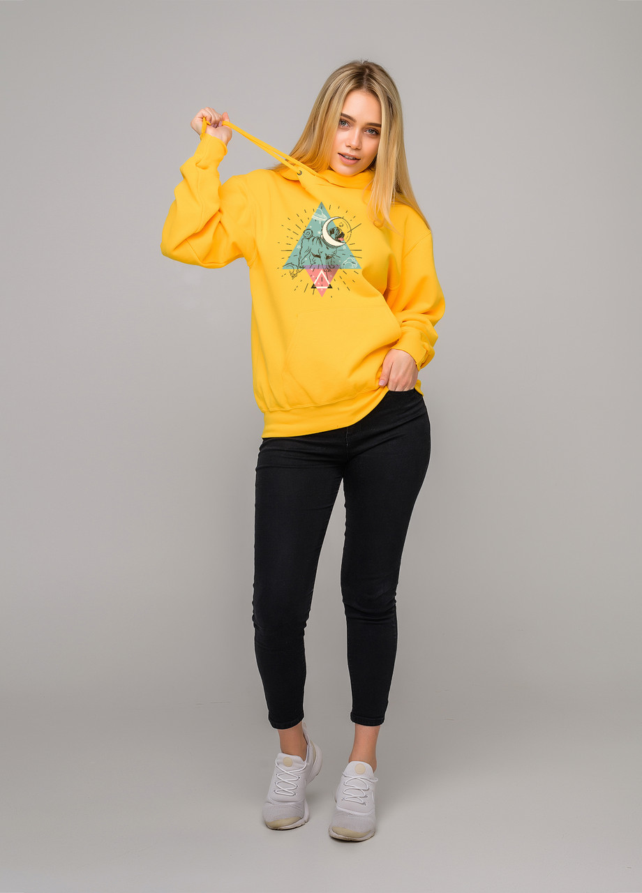

Толстовка жёлтая LOYS cosmo dog, Толстовка жёлтая LOYS cosmo dog S