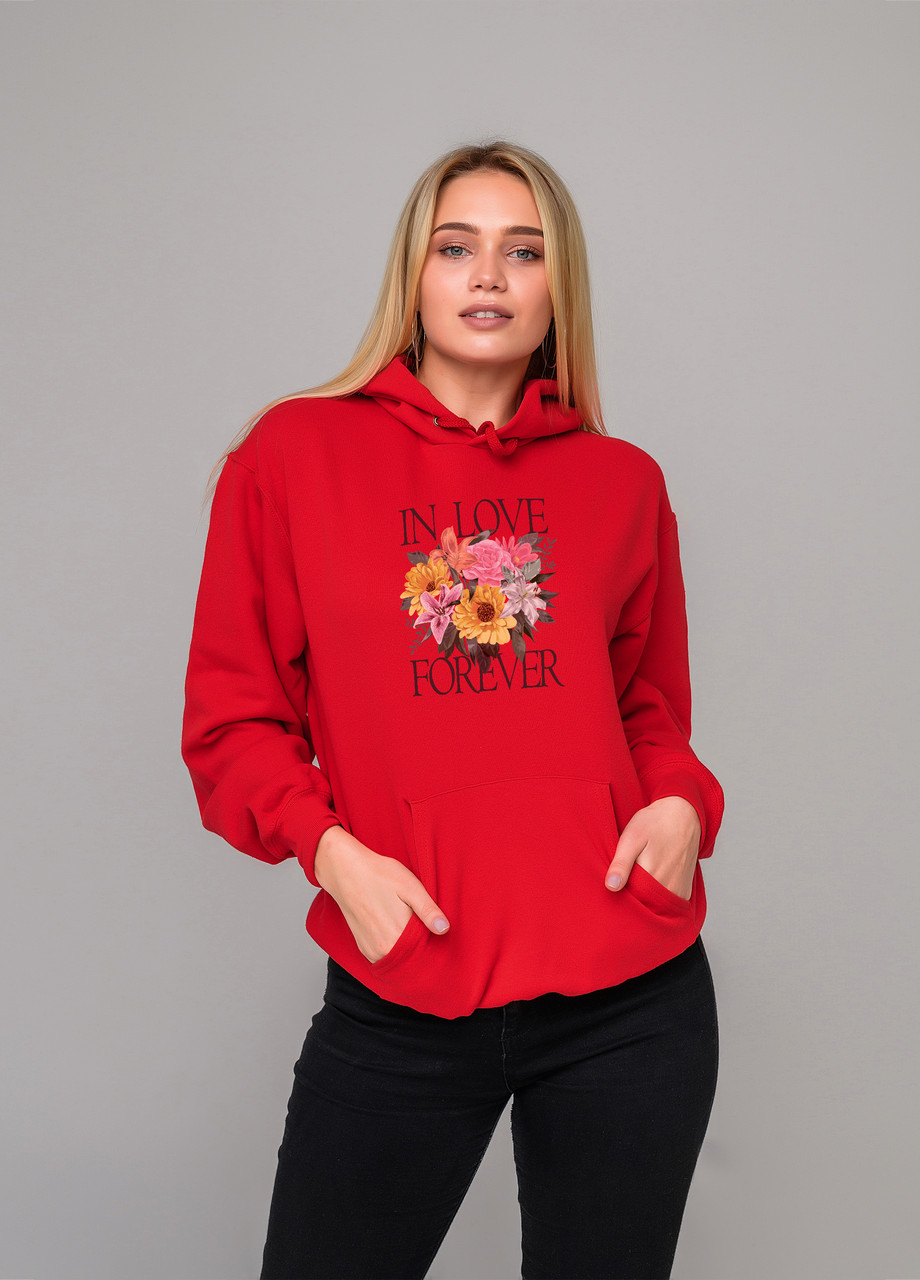 

Толстовка красная LOYS in love, Толстовка красная LOYS in love S