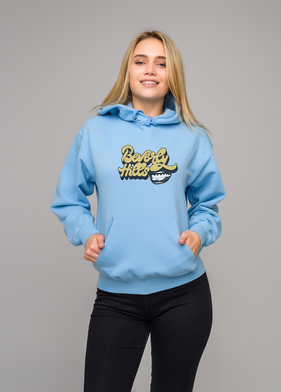 

Толстовка голубая LOYS Beverly Hills, Толстовка голубая LOYS Beverly Hills S