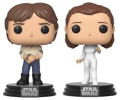 

Коллекционная фигурка Funko POP! Bobble: Star Wars: 2PK Han & Leia 46770 (JN63FUN2549482)