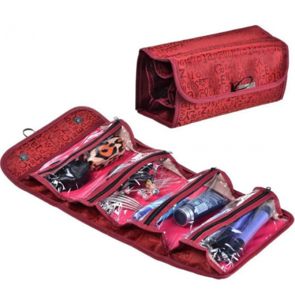 

Косметичка-органайзер Roll N Go Cosmetic Bag Red