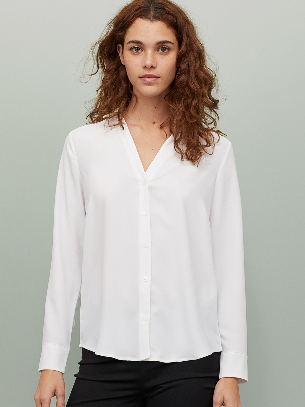 

Блузка H&M 762846b16 36 Белая