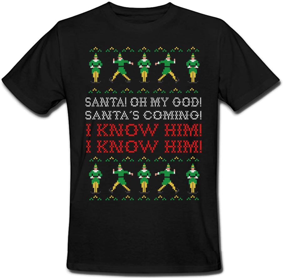 

Футболка Fat Cat Santa's Coming (чёрная)  43982, Футболка Fat Cat Santa's Coming (чёрная) M 43982