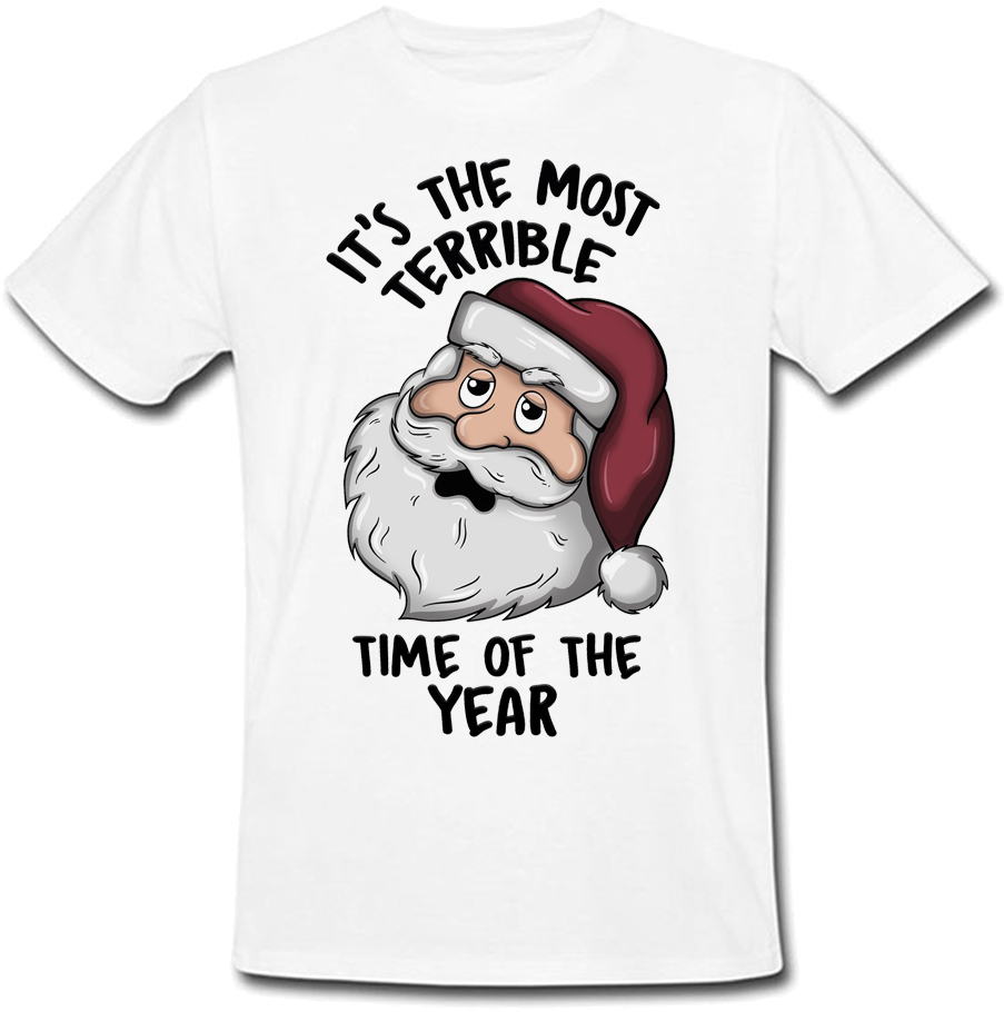 

Футболка Fat Cat It's The Most Terrible Time Of The Year (белая) XXL 42285