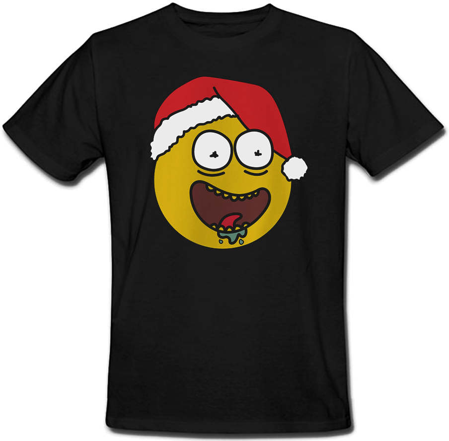 

Футболка Fat Cat Rick Christmas Smiley (чёрная) XXL 43880