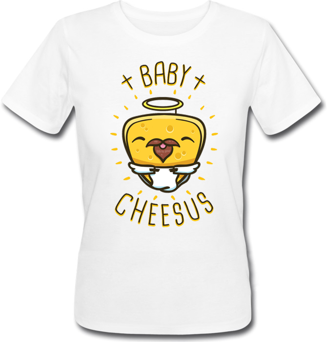 

Женская футболка Fat Cat Baby Cheesus (белая)  42050, Женская футболка Fat Cat Baby Cheesus (белая) XL 42050