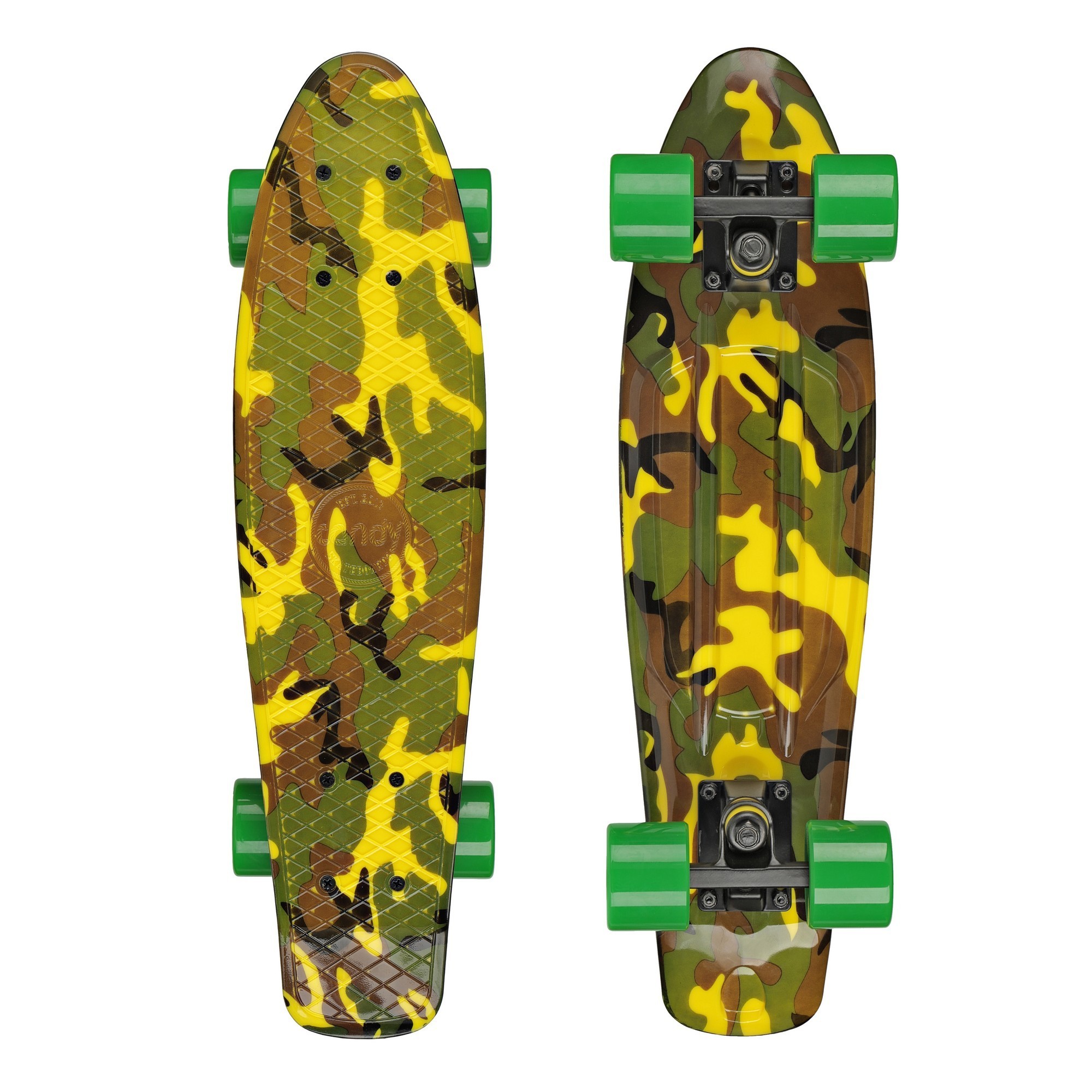 

Скейт круизер(пенни борд) Candy 22″ Camo/Green сборка в Украине