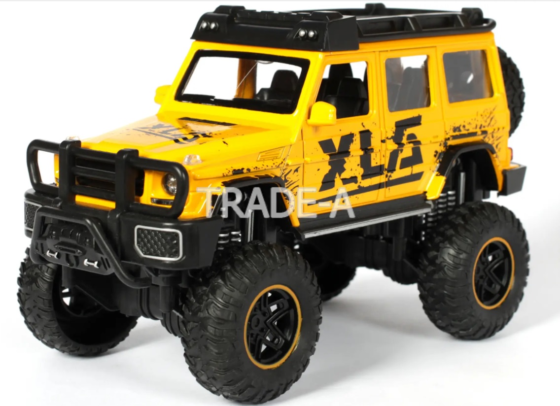 

Машинка Автопром 7698 Mercedes G-class Off Road Tuning 1:24 желтый