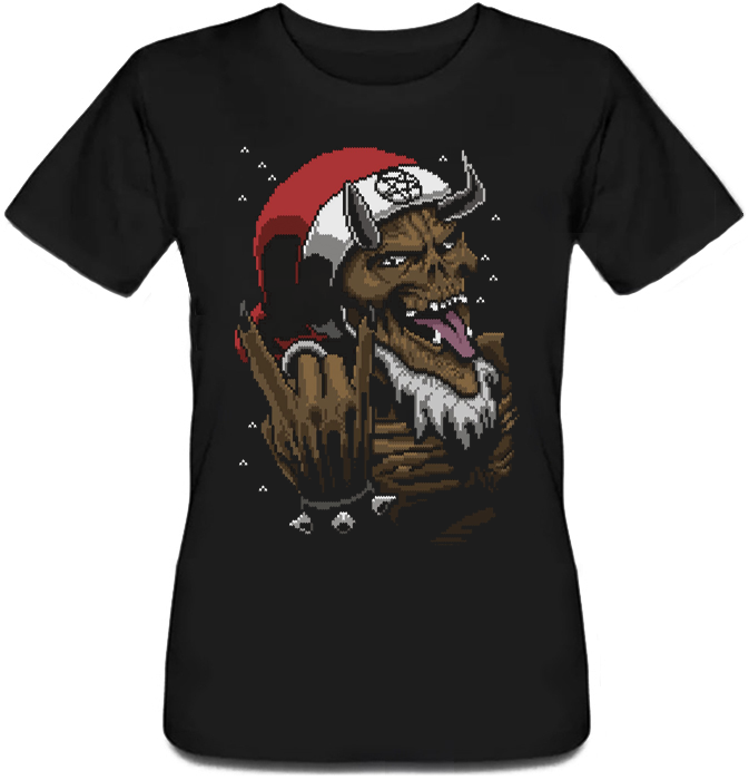 

Женская футболка Fat Cat Satan Rocks (чёрная)  42633, Женская футболка Fat Cat Satan Rocks (чёрная) XL 42633