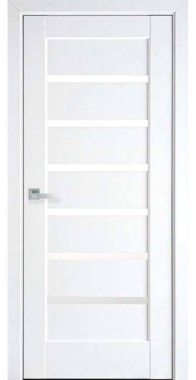 

Межкомнатные двери ПВХ П11 со стеклом сатин Ваш ВиД 900 ммх2000 ммх40 мм