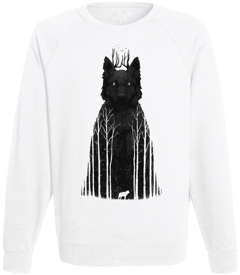 

Мужской свитшот Fat Cat Tumblr Wolf (белый)  37773, Мужской свитшот Fat Cat Tumblr Wolf (белый) M 37773