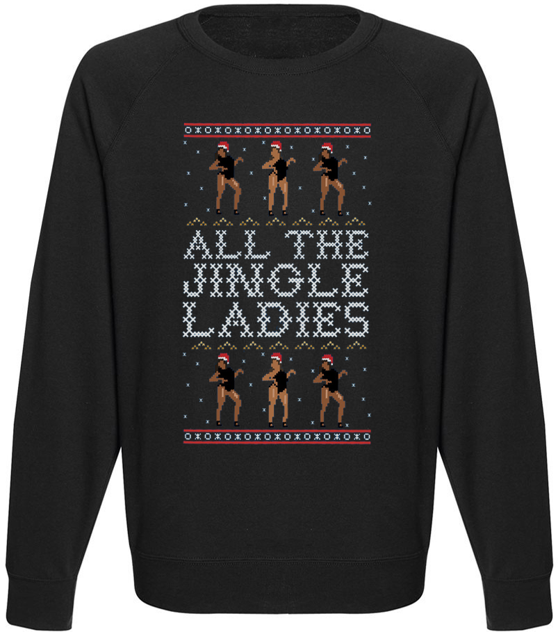 

Мужской свитшот Fat Cat All The Jingle Ladies (чёрный) XXL 40104