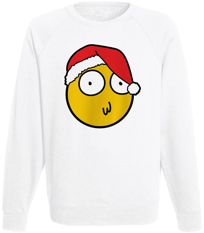 

Мужской свитшот Fat Cat Morty Christmas Smiley (белый)  41032, Мужской свитшот Fat Cat Morty Christmas Smiley (белый) S 41032
