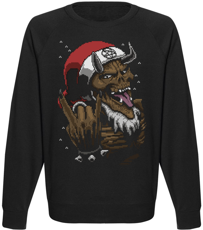 

Мужской свитшот Fat Cat Satan Rocks (чёрный) XXL 39978