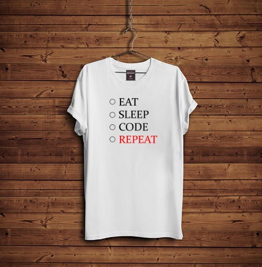 

Футболка Stedman eat sleep code repeat белая, Футболка Stedman eat sleep code repeat белая S