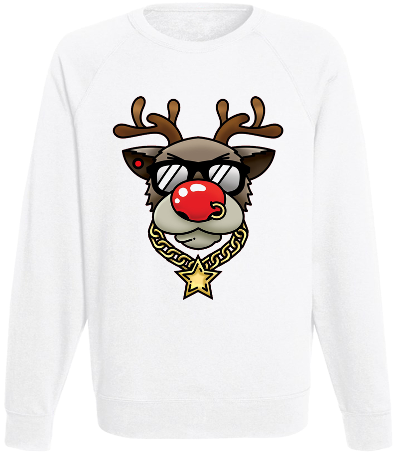 

Мужской свитшот Fat Cat Bling Rudolph (белый) XXL 40265