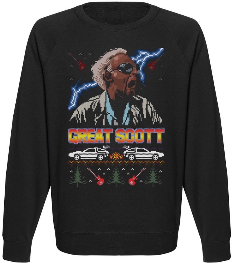

Мужской свитшот Fat Cat Back To The Future - Great Scott (чёрный)  39912, Мужской свитшот Fat Cat Back To The Future - Great Scott (чёрный) XL 39912