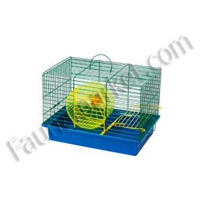 

Клетка для грызунов Фауна Хомяк-1, 32х22х21см Краска