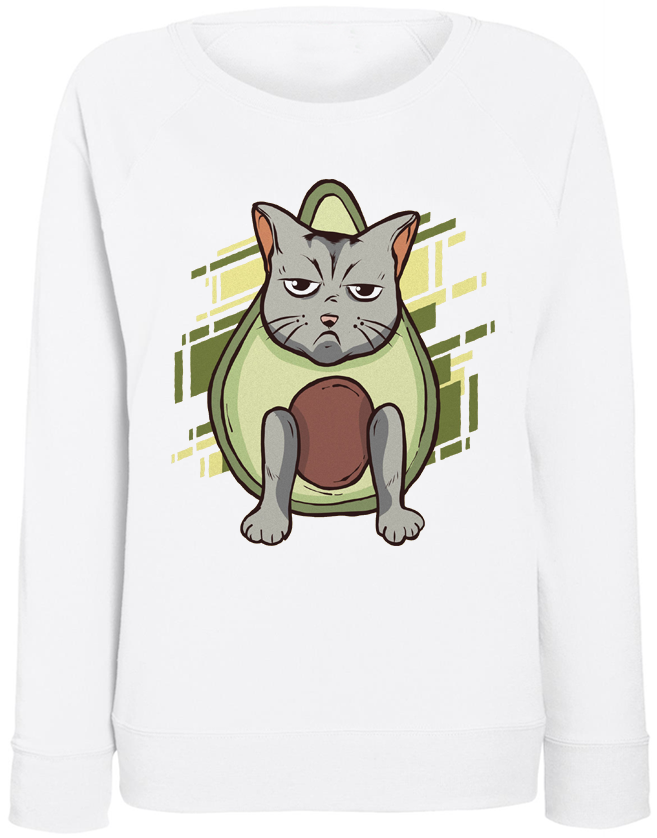 

Женский свитшот Fat Cat Avocato (белый)  40485, Женский свитшот Fat Cat Avocato (белый) L 40485