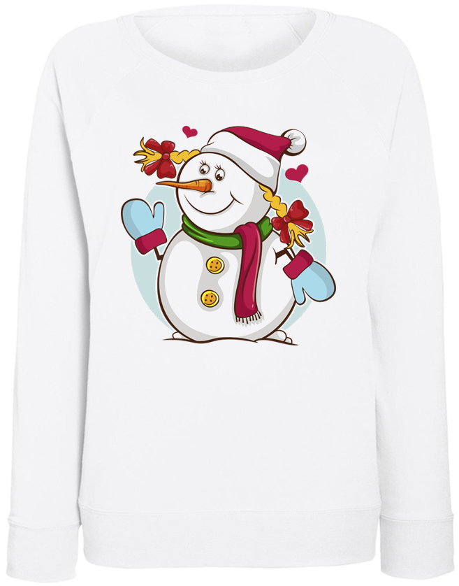 

Женский свитшот Fat Cat Снеговик (белый) XXL 45032