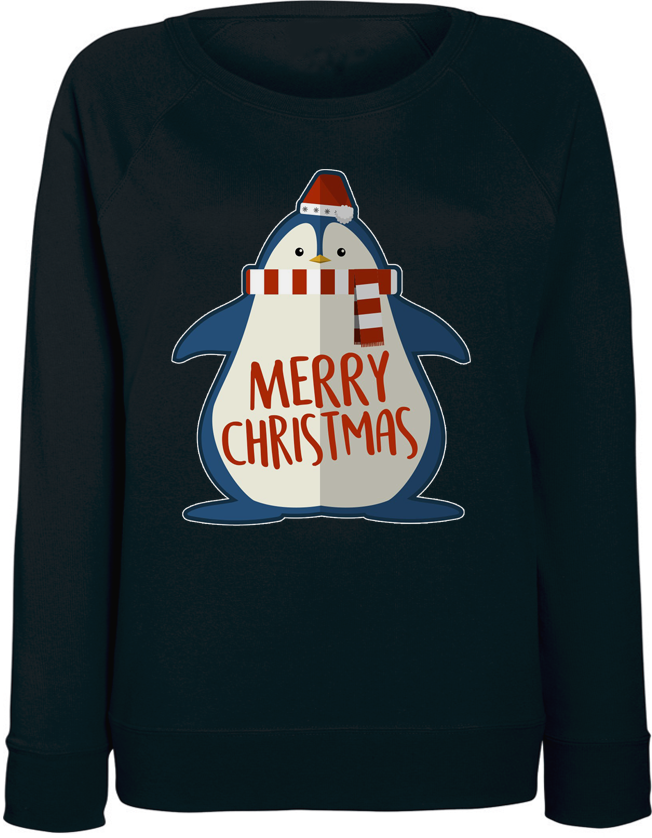 

Женский свитшот Fat Cat Penguin Merry Christmas (чёрный)  44201, Женский свитшот Fat Cat Penguin Merry Christmas (чёрный) XS 44201