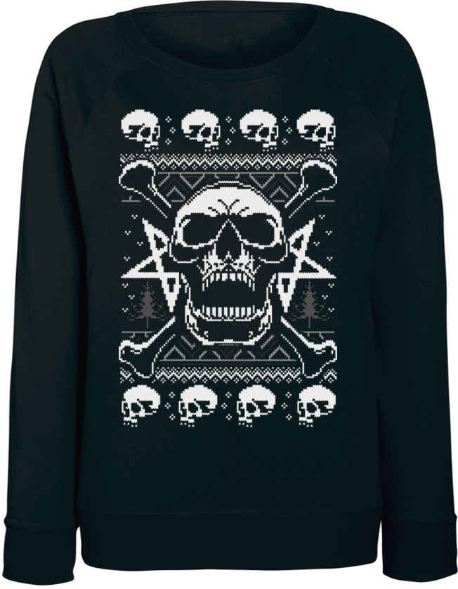 

Женский свитшот Fat Cat Skull Fury (чёрный) XXL 44502