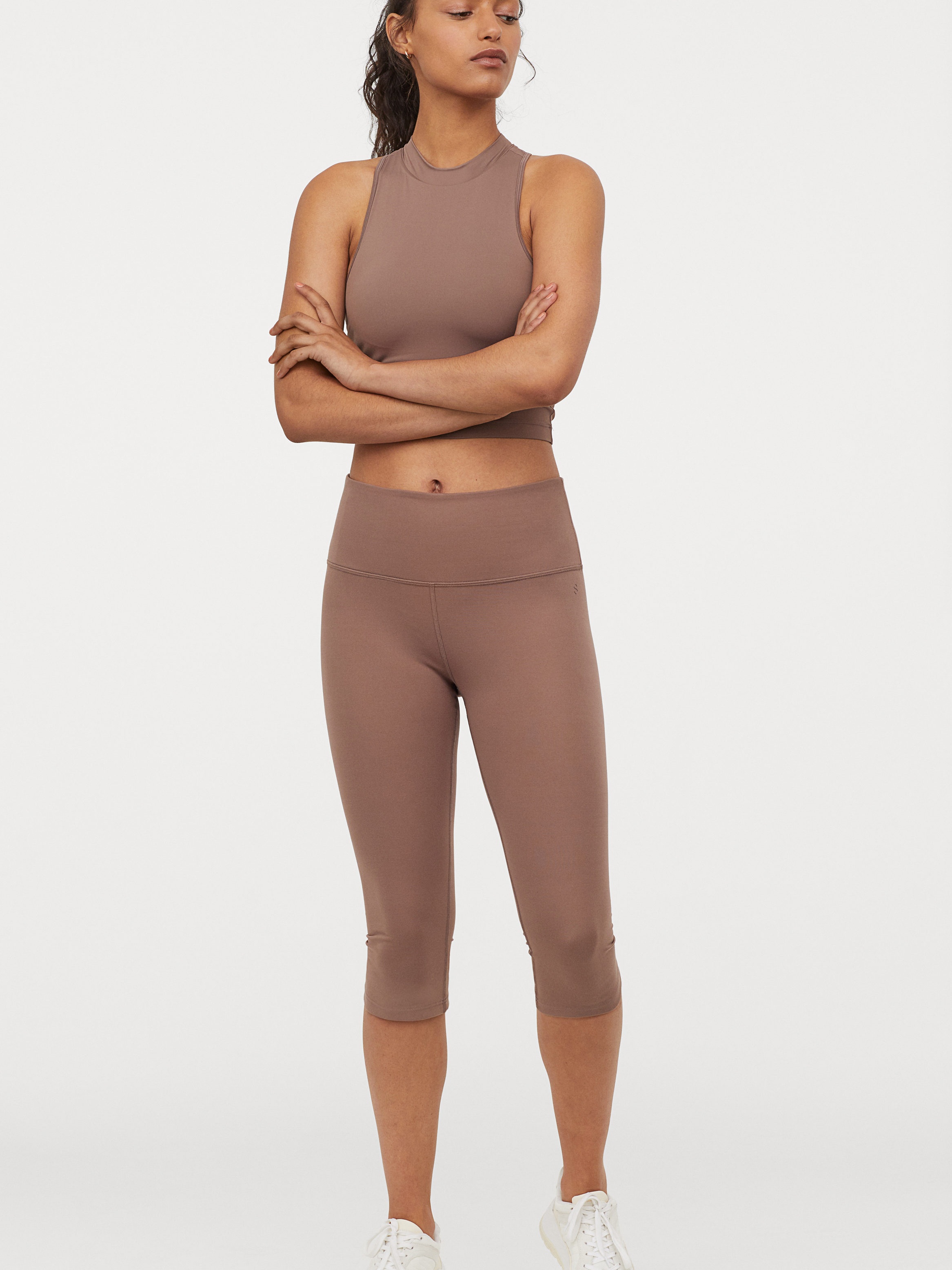 

Спортивные леггинсы H&M 853920b16 M Коричневые
