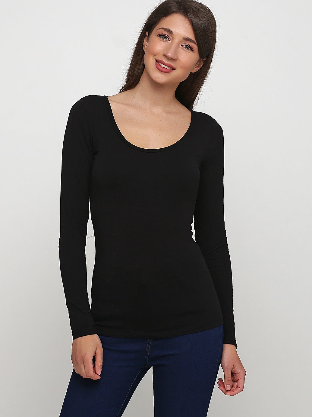

Лонгслив H&M 824995b14 L Черный
