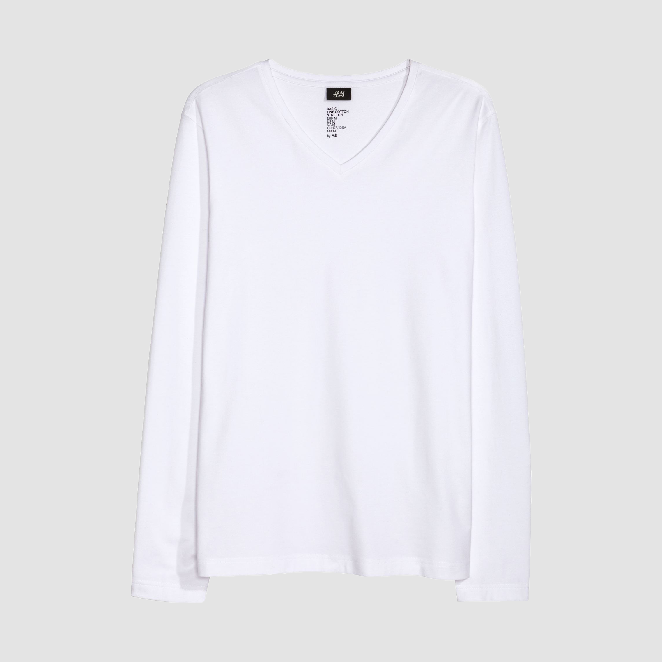 

Лонгслив H&M 233672b16 L Белый
