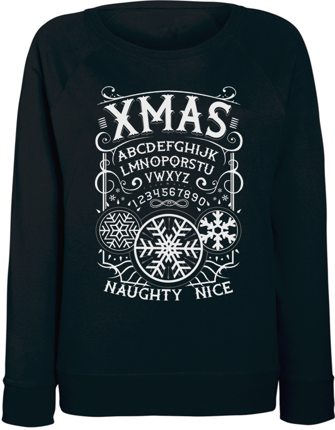 

Женский свитшот Fat Cat Xmas Ouija (чёрный)  44859, Женский свитшот Fat Cat Xmas Ouija (чёрный) XL 44859