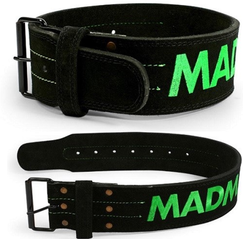 

Пояс MadMax для тяжелой атлетики MFB 301 L, Green/Black (8591325004238)