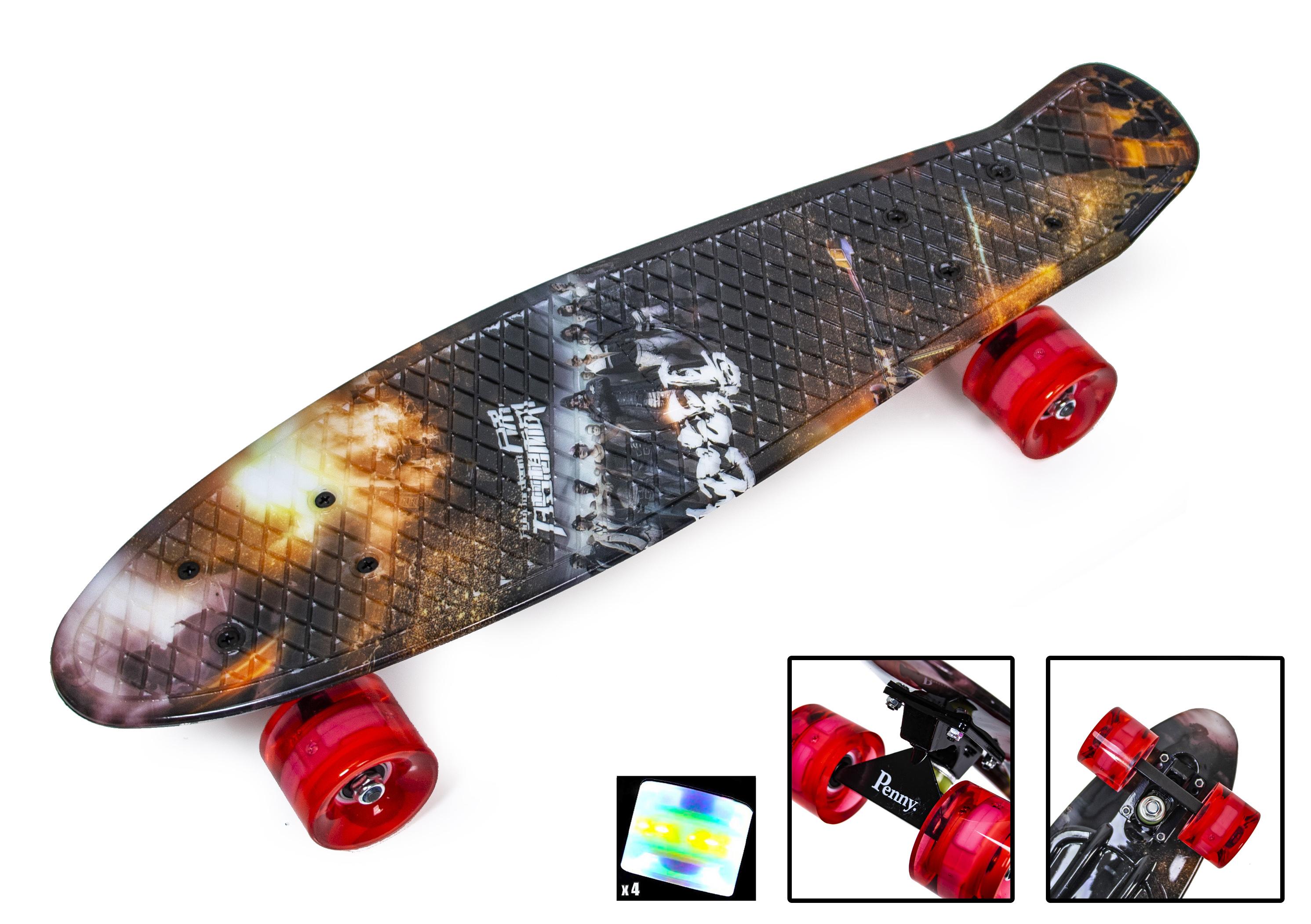 

Пенни Борд Penny Board "Битва" Светящиеся колеса
