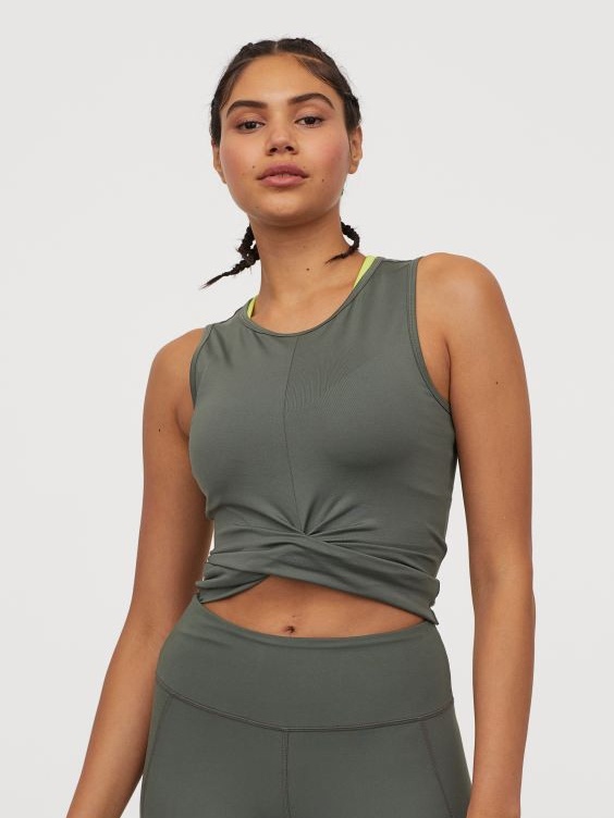 

Топ H&M 825318b14 M Хаки
