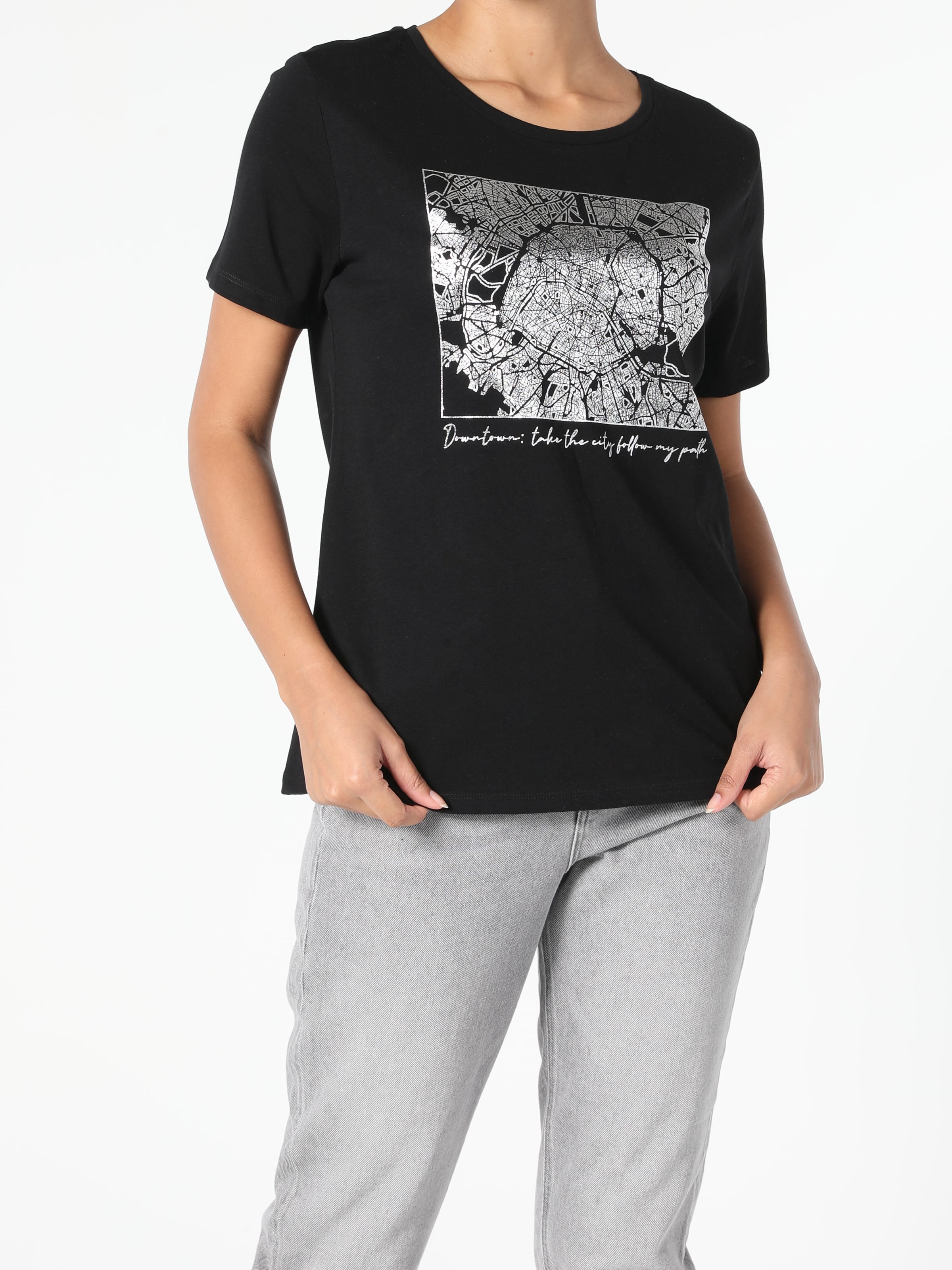 

Футболка Colin' CL1056384BLK  Black, Футболка Colin's CL1056384BLK S Black