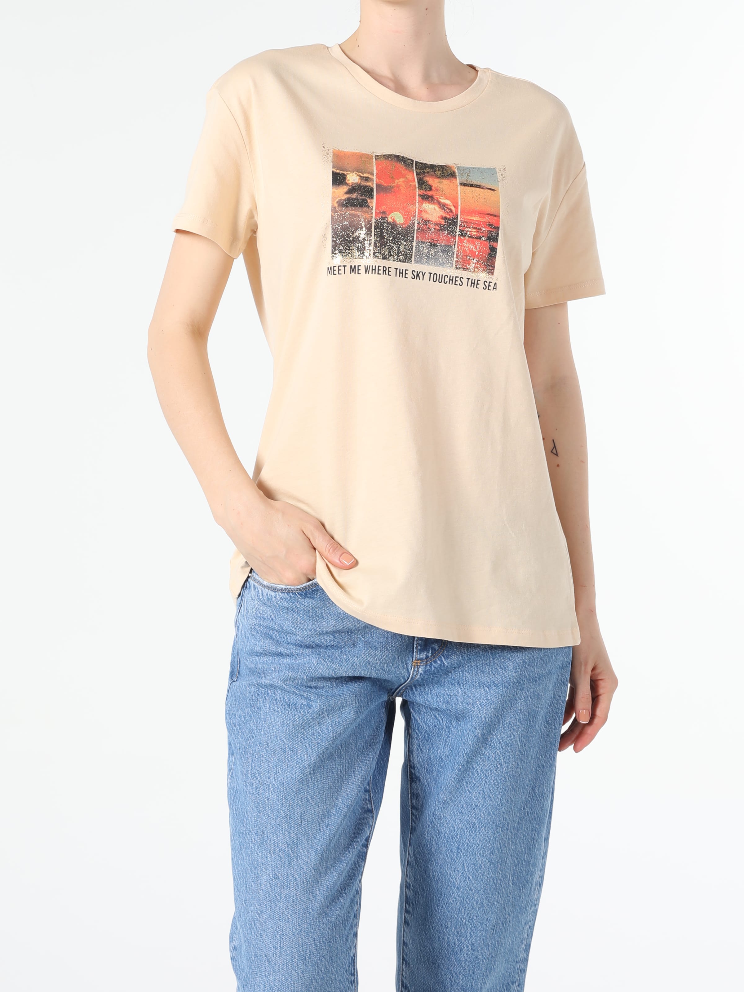 

Футболка Colin' CL1056414BEI  Beige, Футболка Colin's CL1056414BEI S Beige