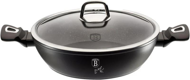 

Сотейник Berlinger Haus Black Silver 28см с крышкой, мраморное покрытие Berlinger Haus BH-1850