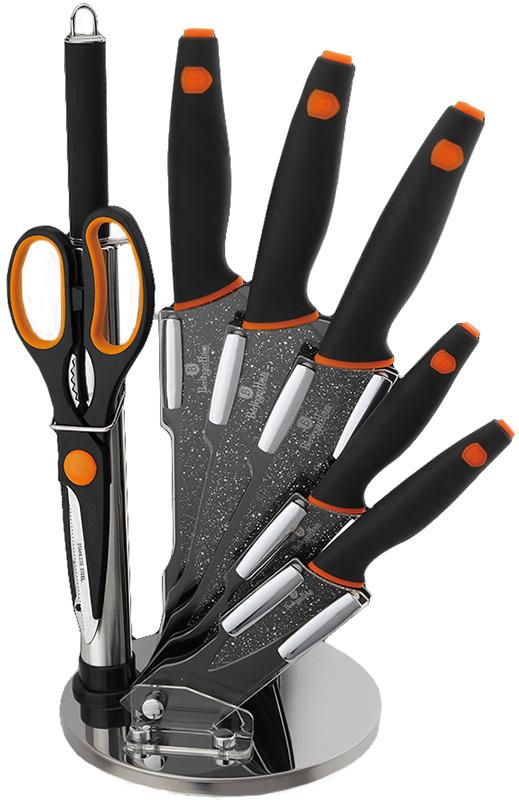 

Набор ножей Berlinger Haus Granit Diamond 7 предметов на веерной подставке Berlinger Haus BH-2117