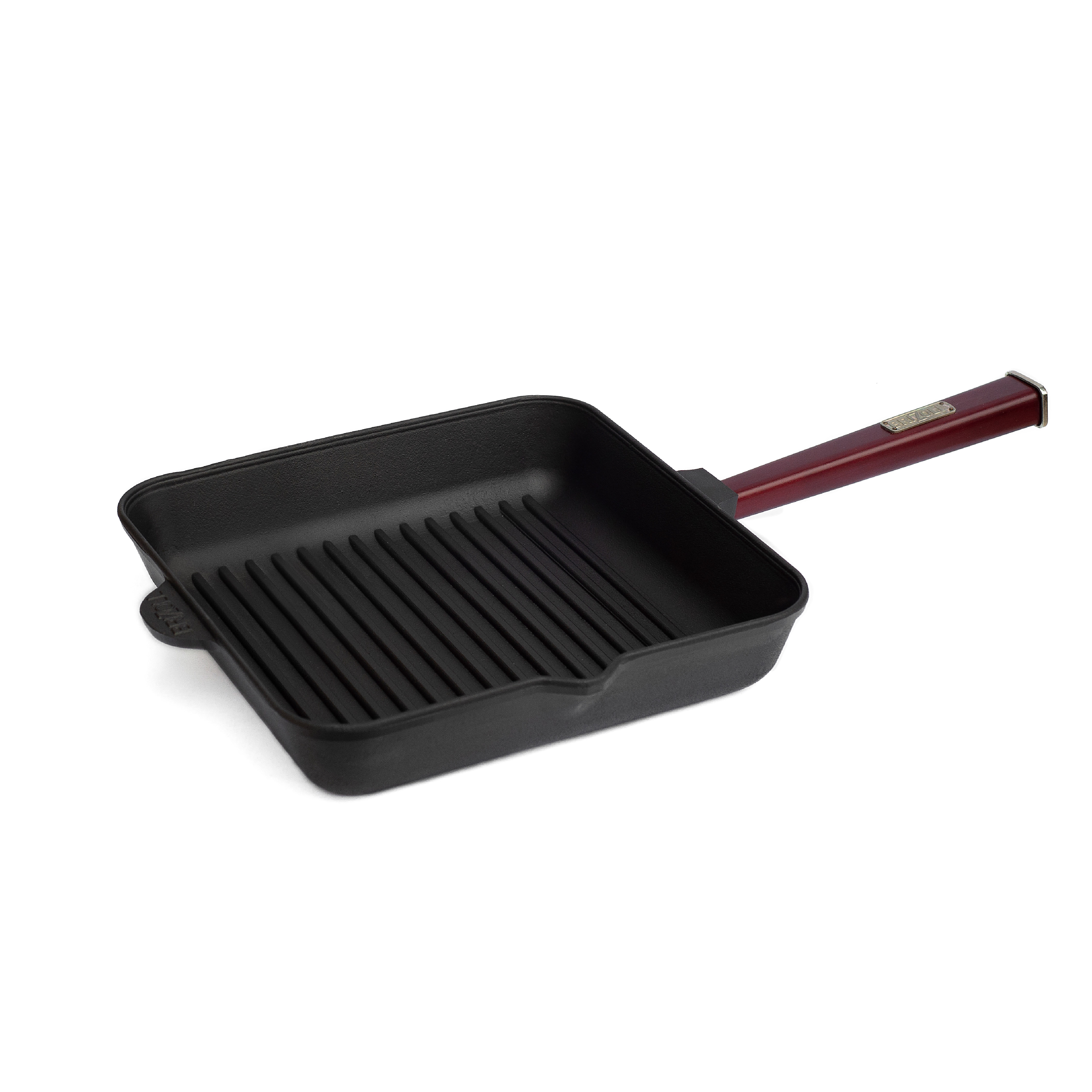 

Чугунная сковорода гриль Optima-Bordo, 260х260х50 мм Brizoll O262650G-P2