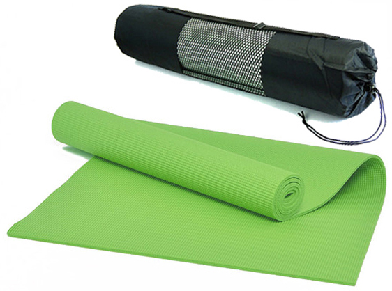 

Коврик для фитнеса SCOUT PVC (ПВХ) 6 мм салатовый с чехлом SCT-KP-S (спортивный каремат, мат для йоги, пилатеса)