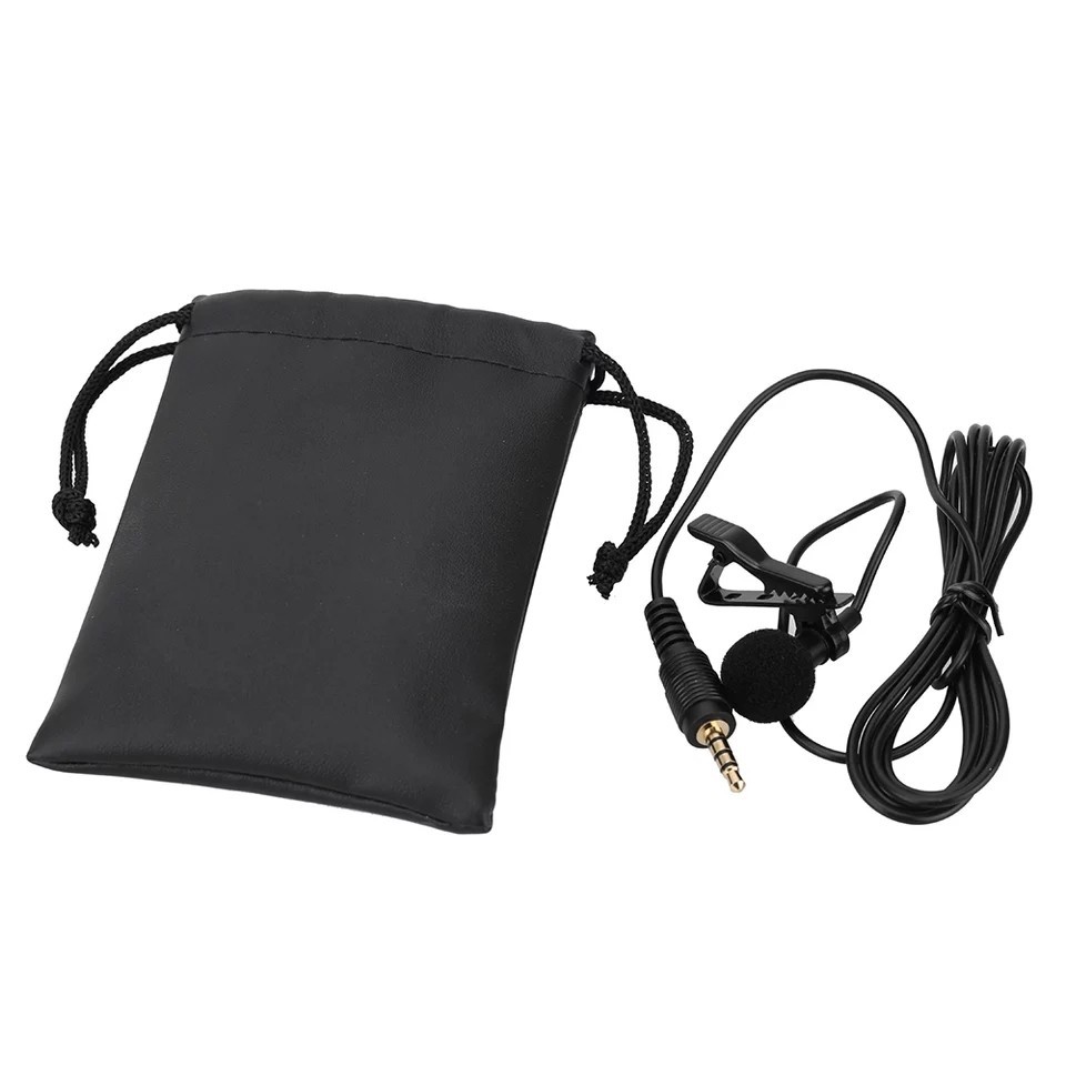 

Микрофон петличный Andoer 4pin, металлический зажим (черный)