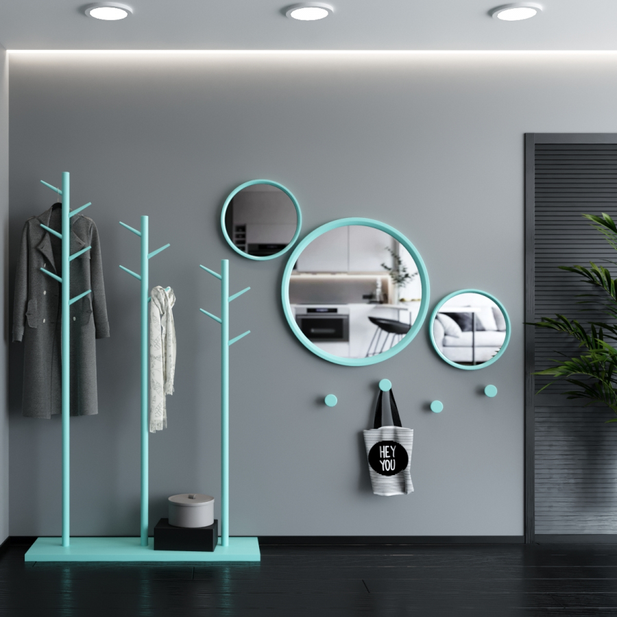 

Мебель в прихожую Fenster Каталина Бирюзовая