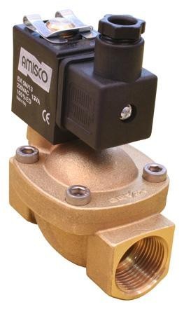 

Электромагнитный клапан GEVAX 1901 1/2” высокого давления НЗ 0.5 - 100 bar (PTFE)