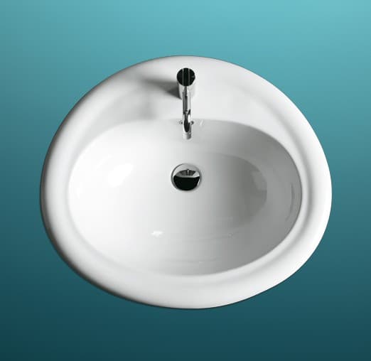 

Раковина врезная Simas, white glossy (S 51 BG)
