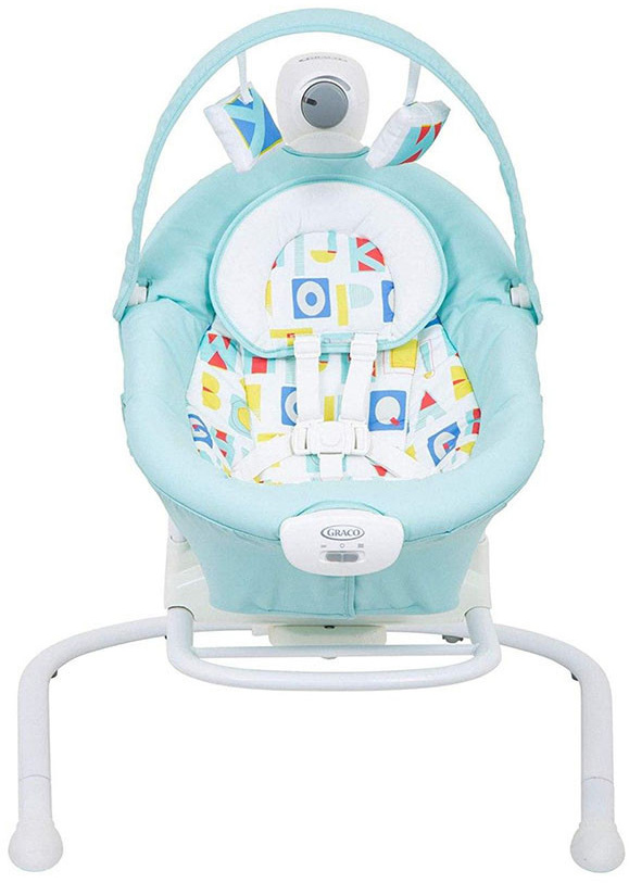 

Кресло-качалка 2в1 Graco Duet Sway Block Alphabet (1AQ999BABEU)