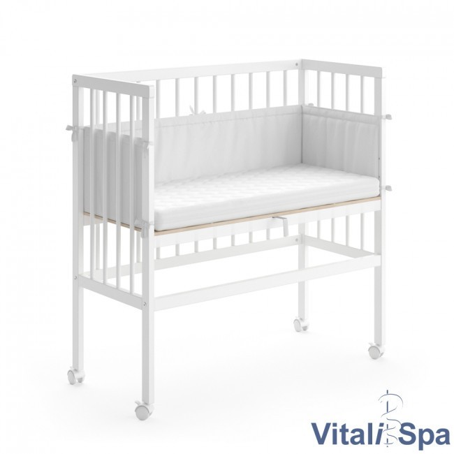 

Приставная кроватка Vitalispa Sophie, дерево, белая