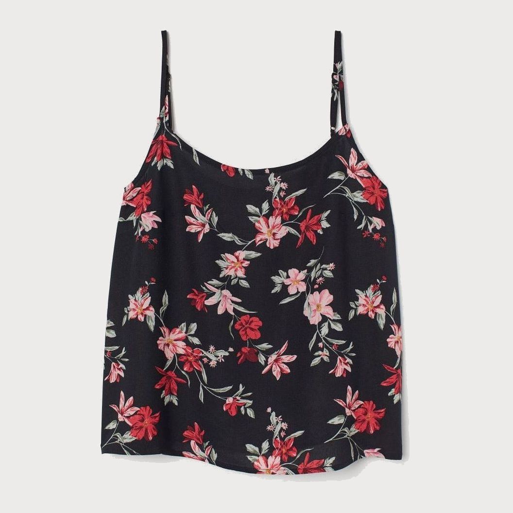 

Топ H&M 1507-7452470  Черный/Цветы, Топ H&M 1507-7452470 34 Черный/Цветы
