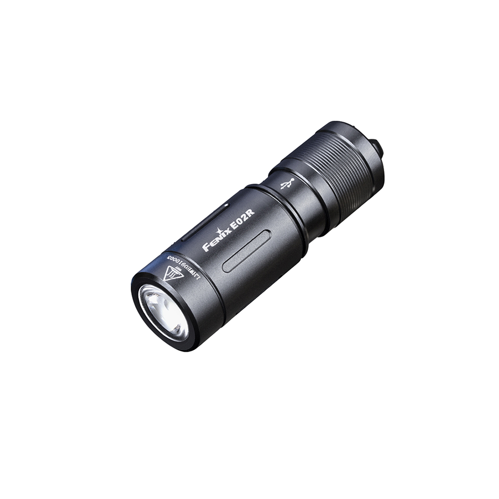 

Фонарь Fenix E02R Cree XP-G2 S3, черный